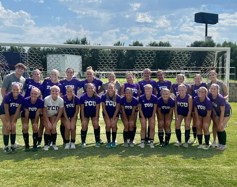 TCU Soccer Team - Groups Picture