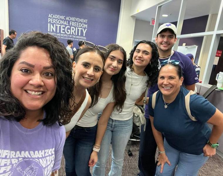 International students at TCU