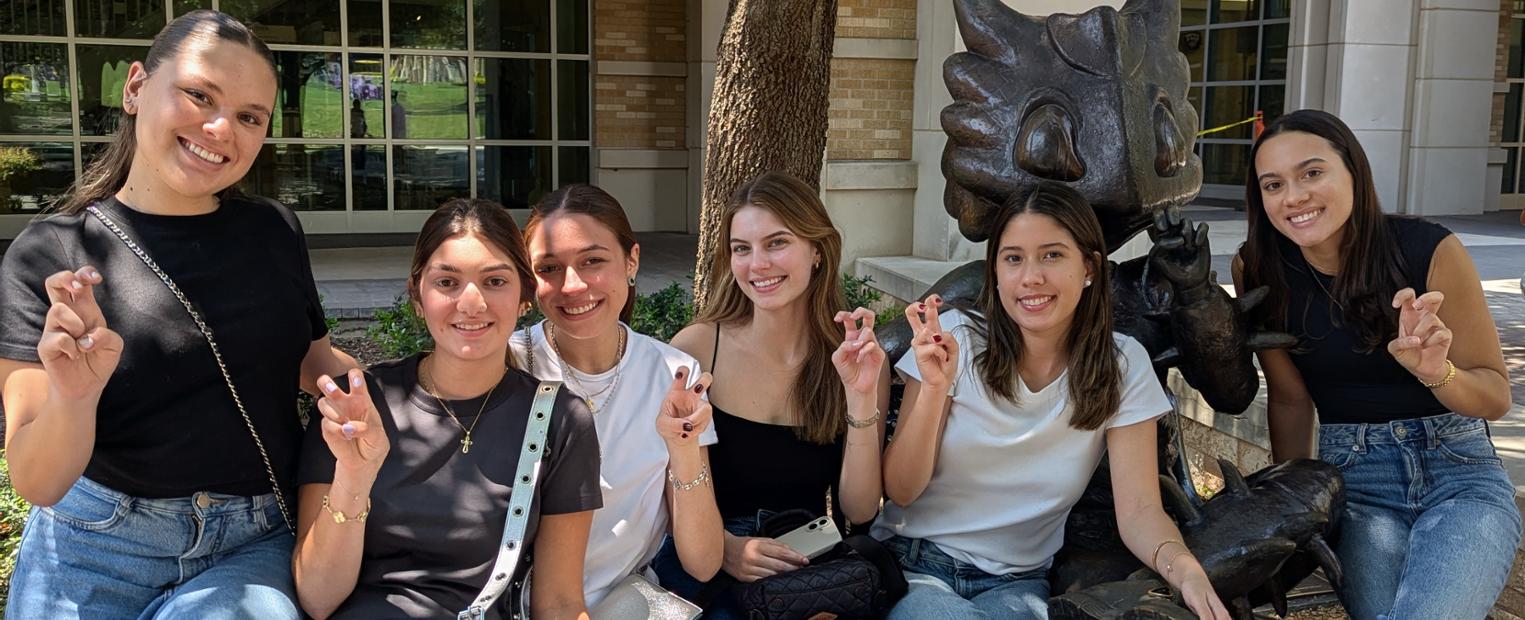 International students at TCU