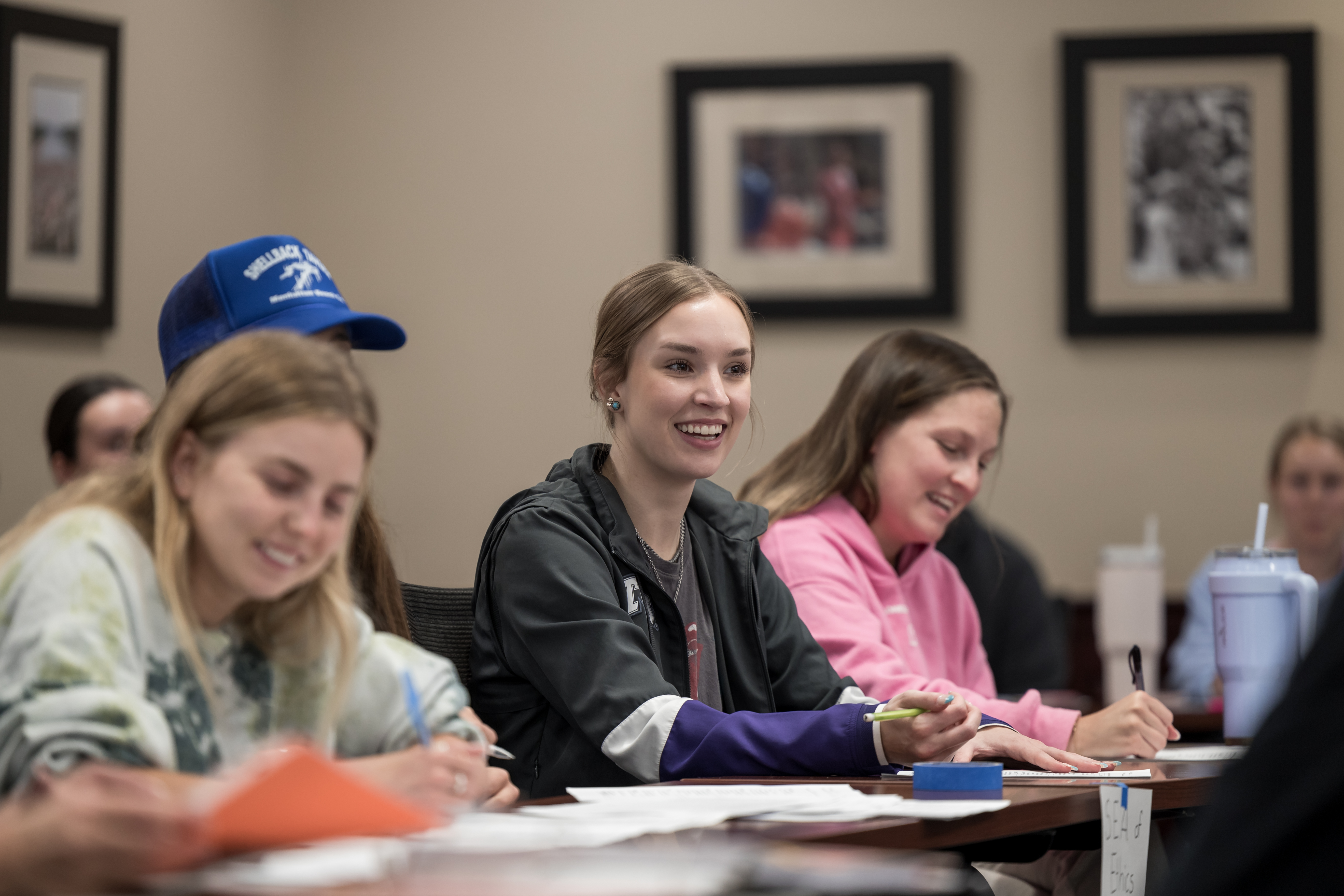 TCU Students in Class Studying - Academic Experience 