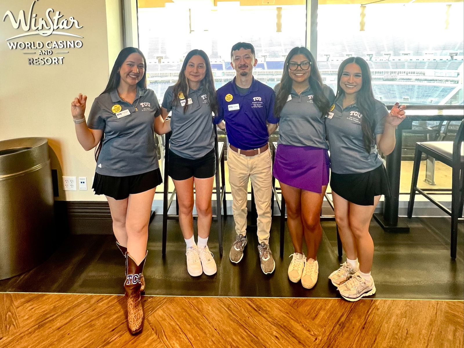 TCU RANAS Leaders RANAS Leaders pose for a photo