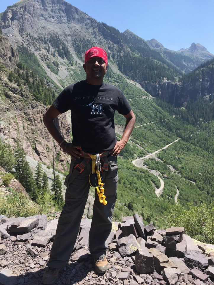 Dr. Akkaraju hiking