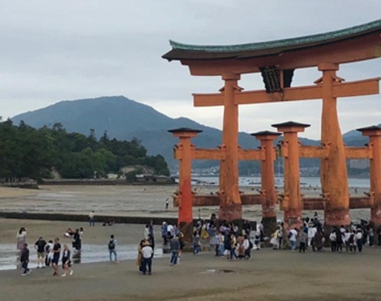 Student photograph of a Japanese toori from the Study Abroad Trip to Tokyo