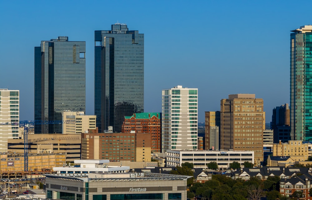 A view of downtown Fort Worth skyline